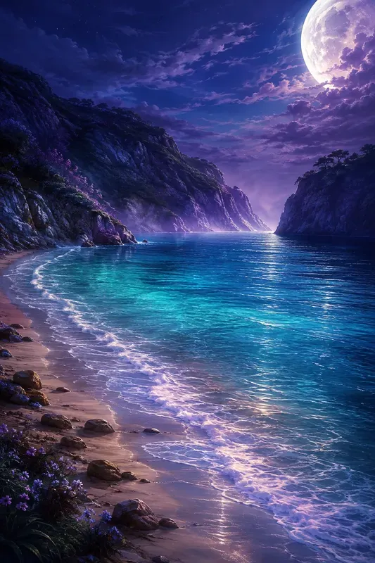 Varied Dream Night Sea Art