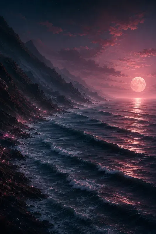 Varied Dream Night Sea Art