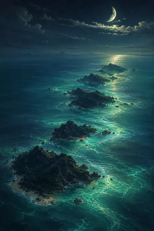 Varied Dream Night Sea Art