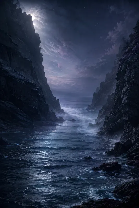 Varied Dream Night Sea Art