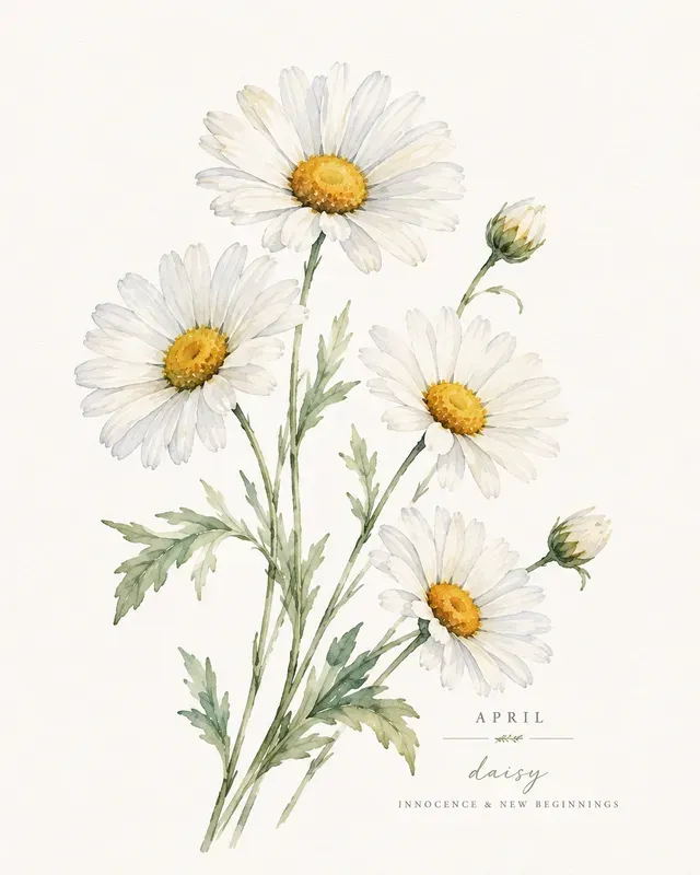 Birth Month Flower Wall Art Generator