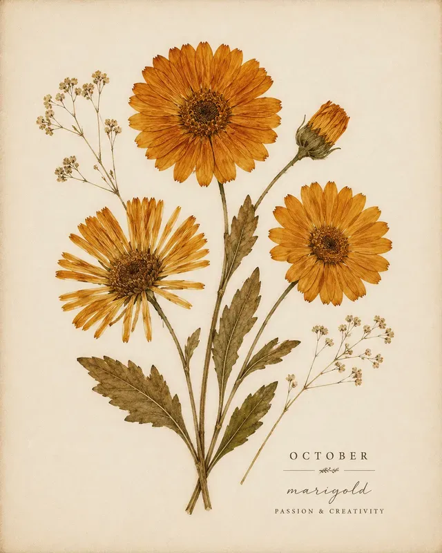 Birth Month Flower Wall Art Generator