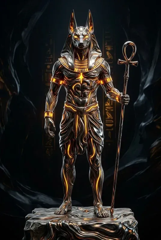 Bioluminescent Metal Characters