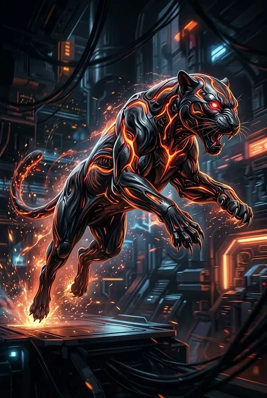 Bioluminescent Metal Characters