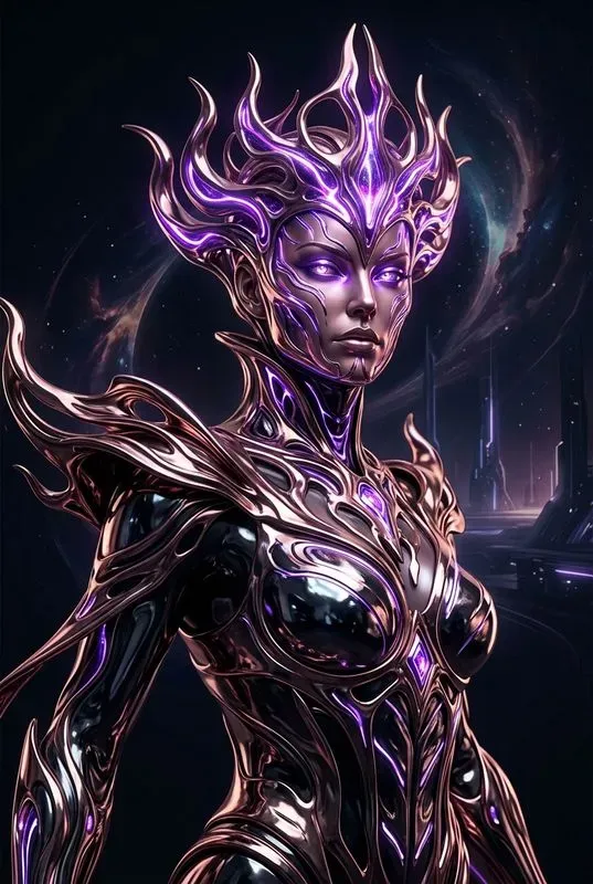 Bioluminescent Metal Characters