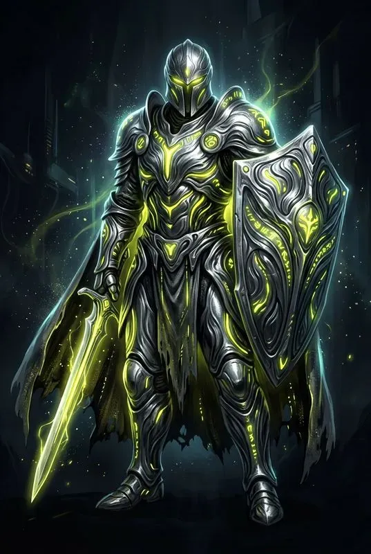 Bioluminescent Metal Characters