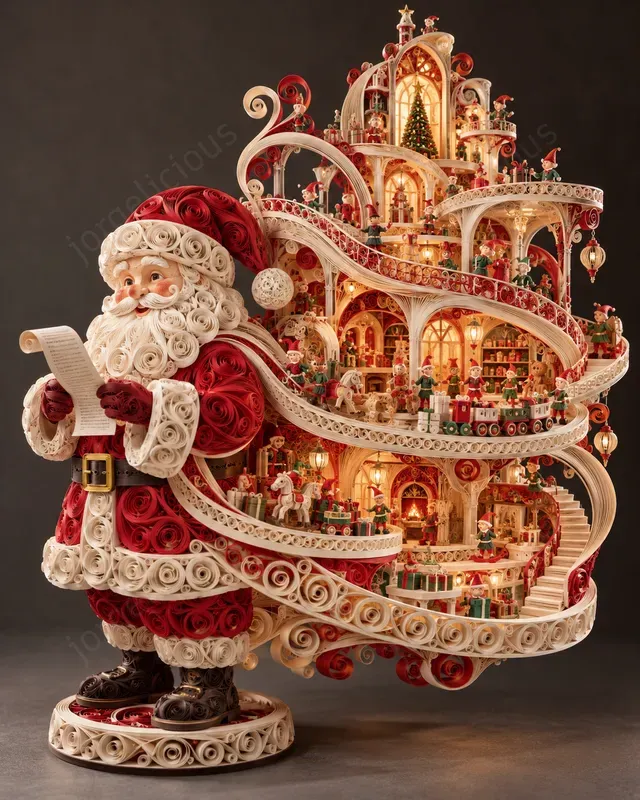 Christmas Impossible Quilling Worlds