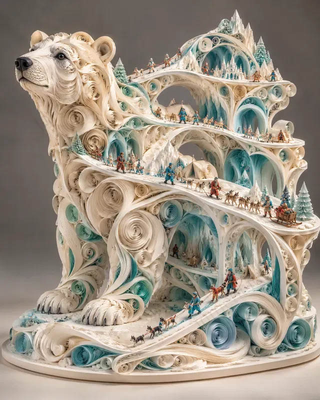 Christmas Impossible Quilling Worlds