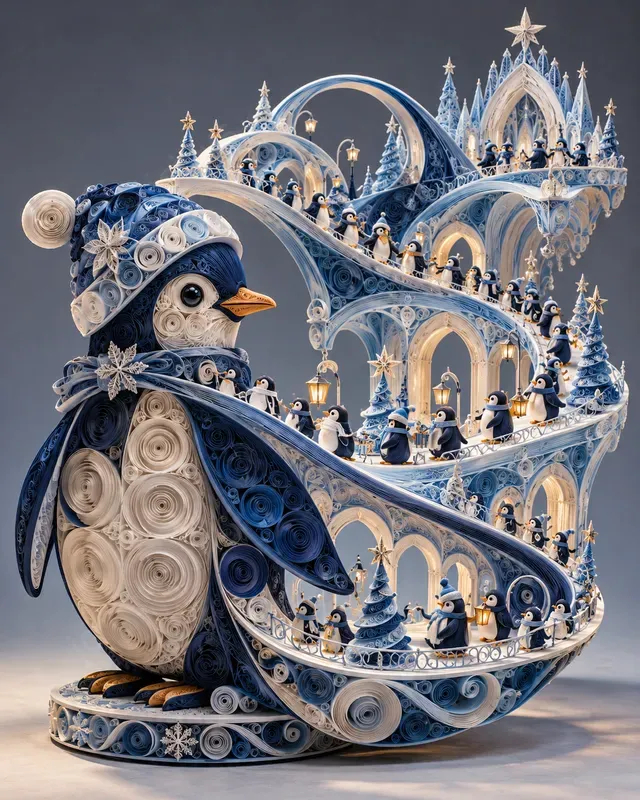 Christmas Impossible Quilling Worlds