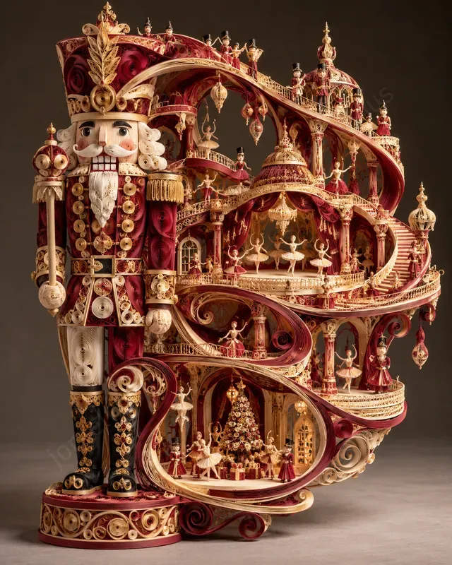Christmas Impossible Quilling Worlds