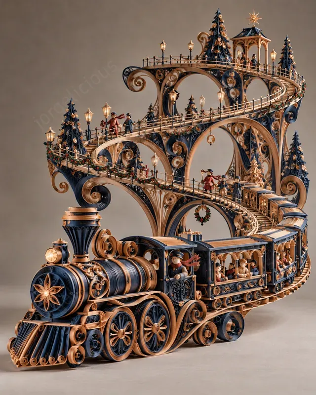Christmas Impossible Quilling Worlds