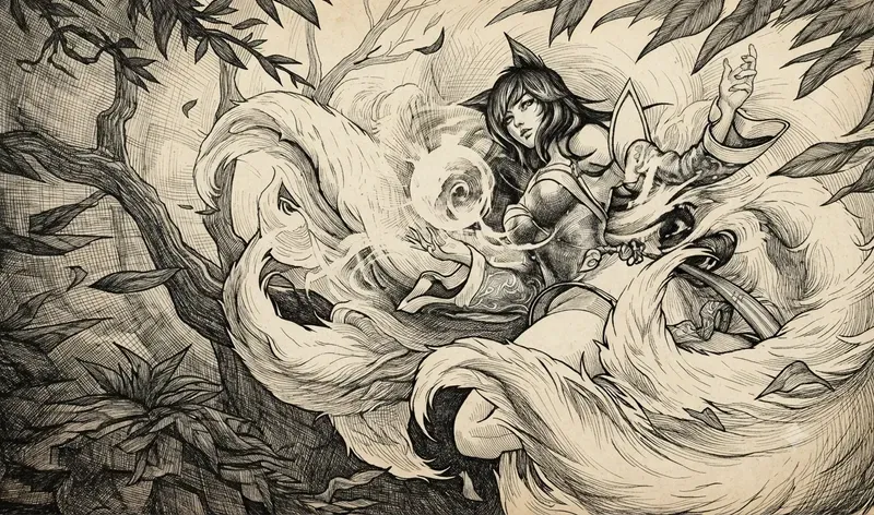 Photos To Authentic Handdrawn Ink Illusts