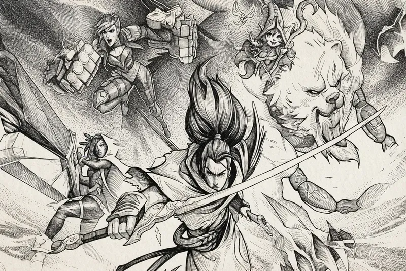 Photos To Authentic Handdrawn Ink Illusts