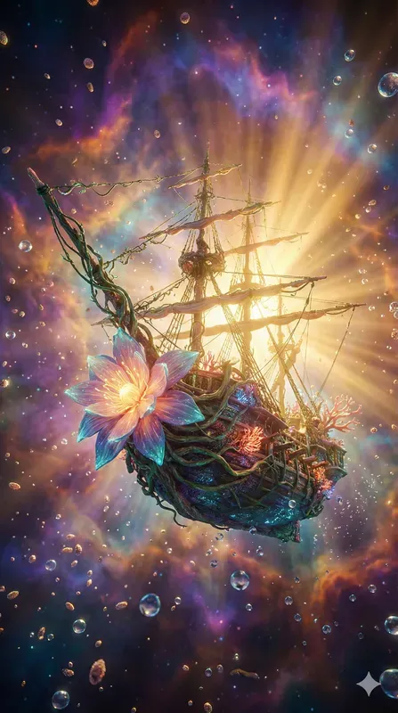 Psychedelic Cosmic Pirate Ships