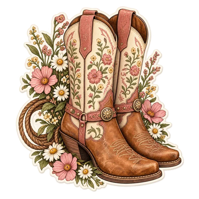Cowgirl Charm Sticker Sets