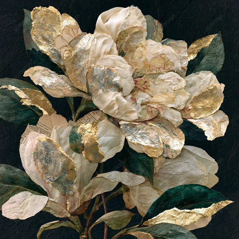 Gilt Botanical Relics