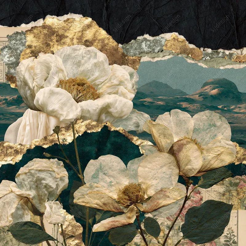 Gilt Botanical Relics