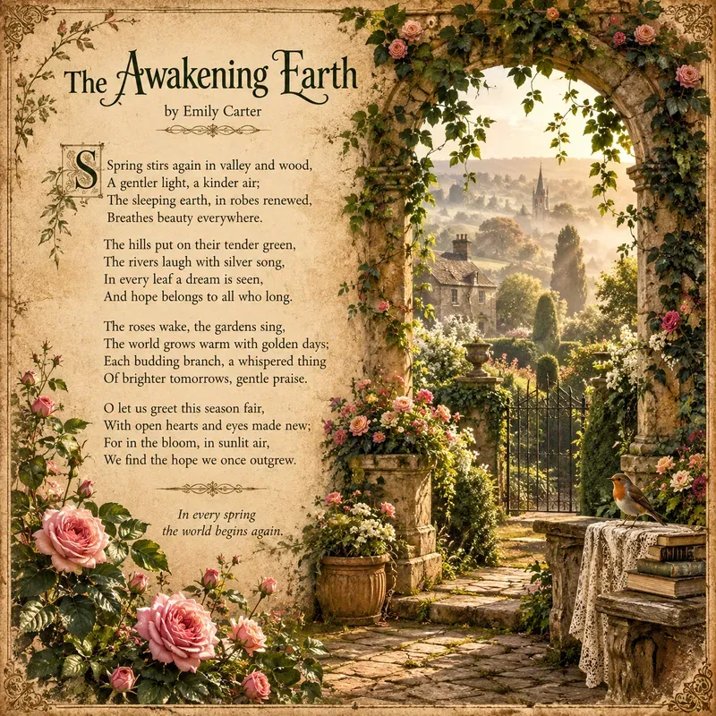 Vintage Literary Poetry Posters