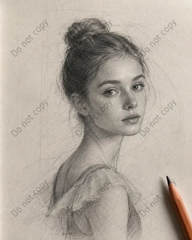 Handdrawn Pencil Sketch Portraits