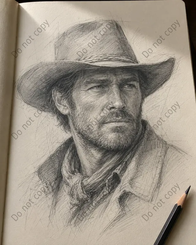 Handdrawn Pencil Sketch Portraits