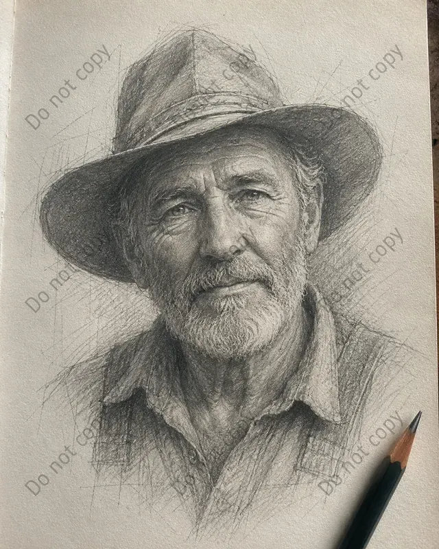 Handdrawn Pencil Sketch Portraits