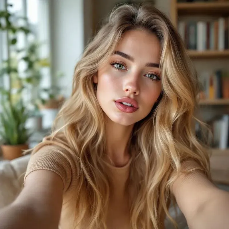 Beautiful Tiktok Girls Take Selfies