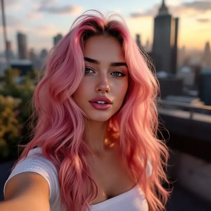 Beautiful Tiktok Girls Take Selfies