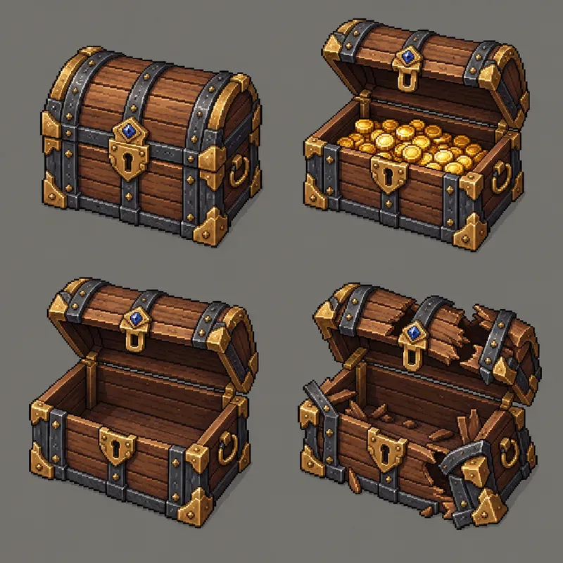 Pixel RPG Interactive Prop Studio