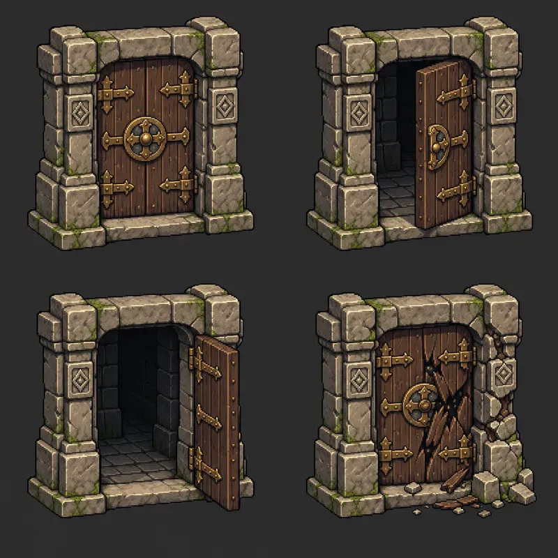 Pixel RPG Interactive Prop Studio