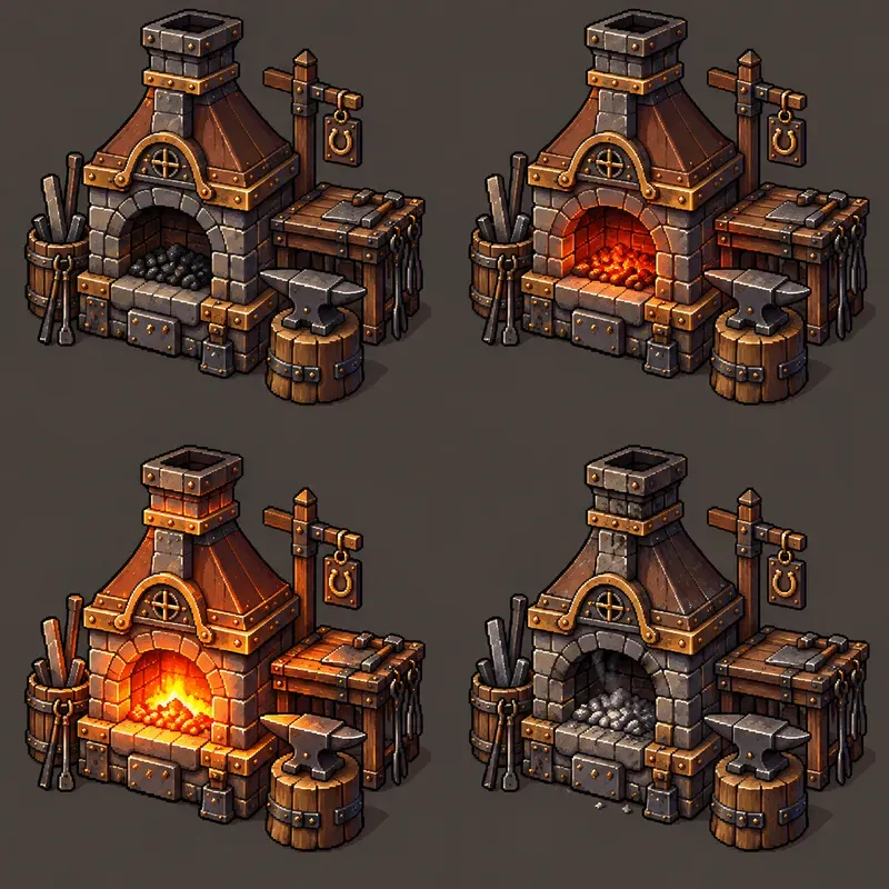 Pixel RPG Interactive Prop Studio