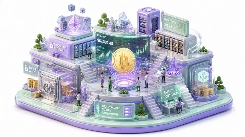 3D Isometric Pastel Microworlds