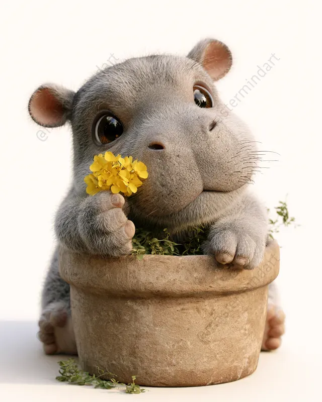 Cute 3D Animal Flower Pots