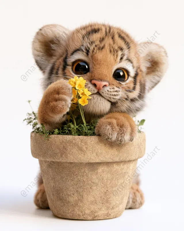 Cute 3D Animal Flower Pots