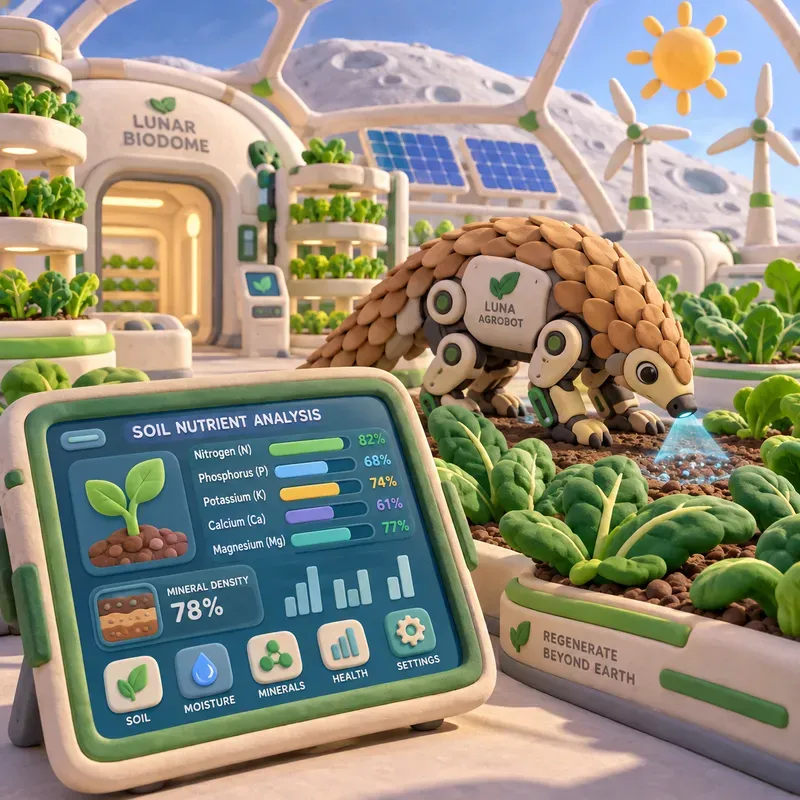 3D High Tech Smart Farm Analytics