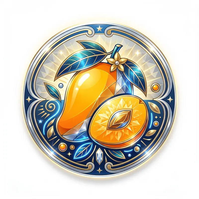 Neon Summer Fruit Emblems