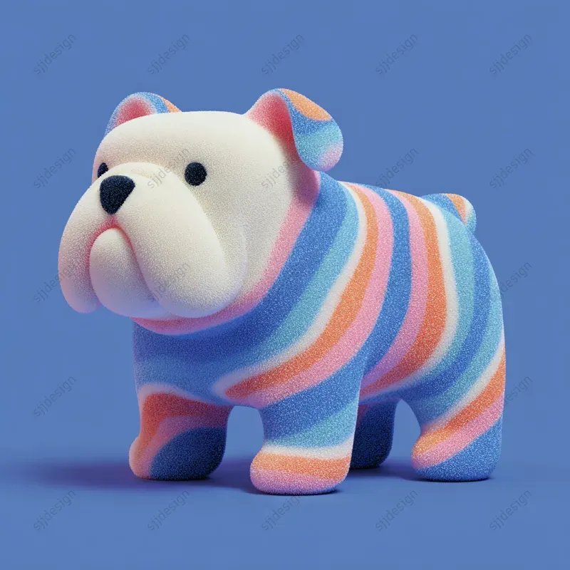 Adorable 3D Toy Character Aesthetics