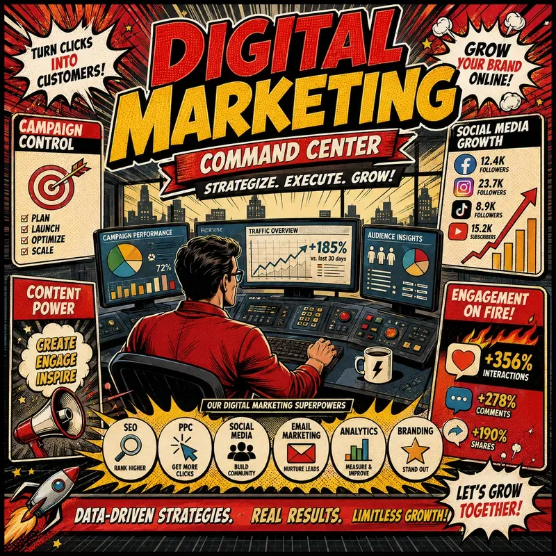 Comic Infographic Poster Makers