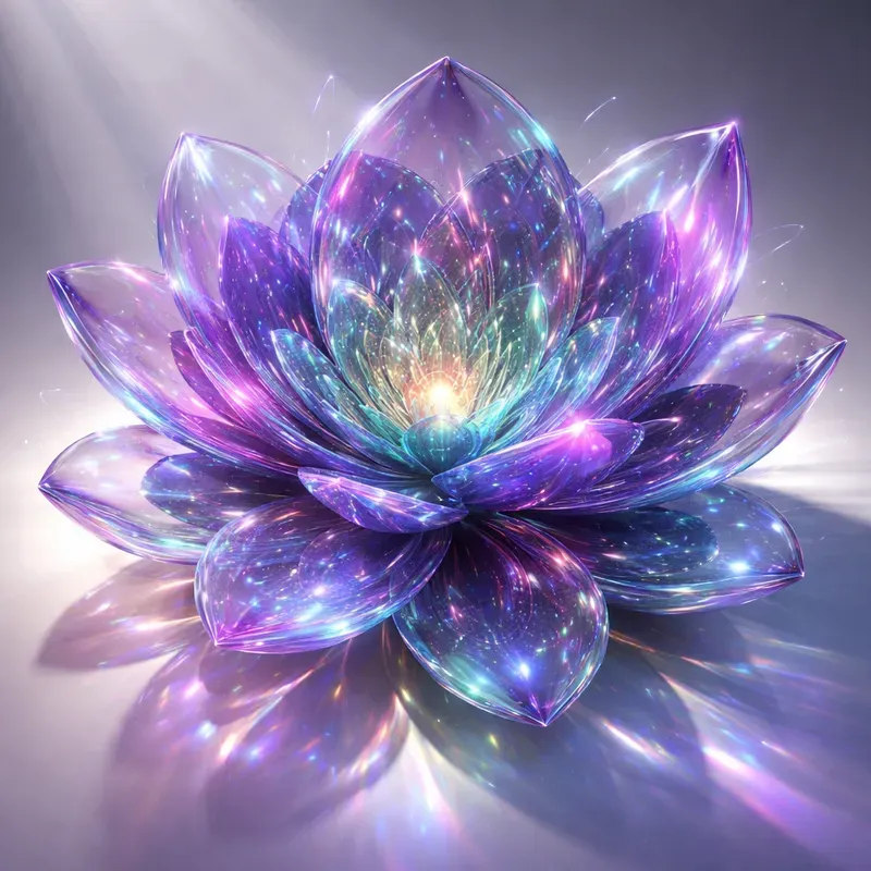 Surreal Luxury Glassmorphism 3D