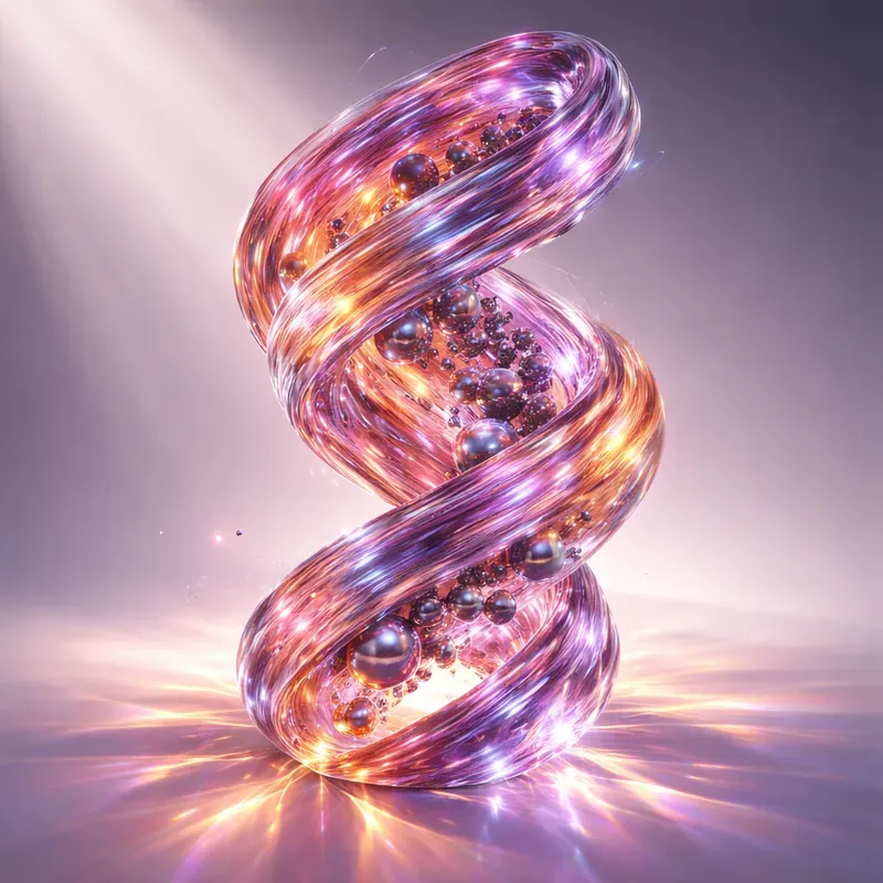 Surreal Luxury Glassmorphism 3D