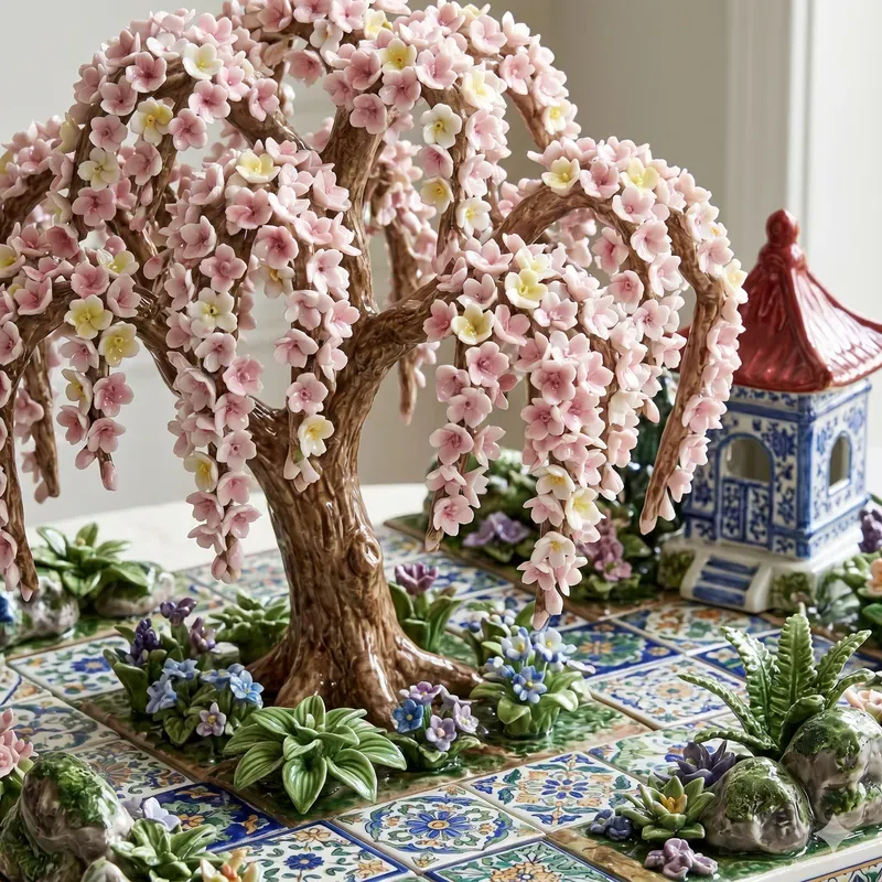 Gardens Sculpted From Ceramic Beauty