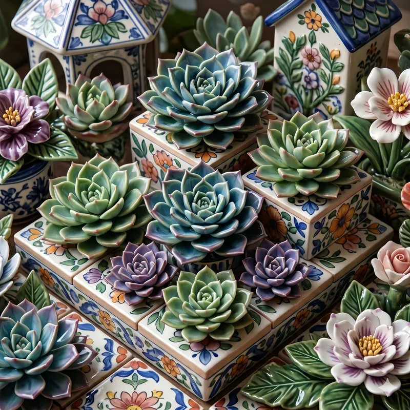 Gardens Sculpted From Ceramic Beauty