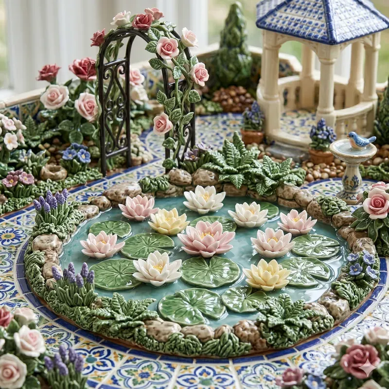 Gardens Sculpted From Ceramic Beauty