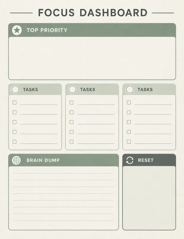 ADHD Adult Planner Templates