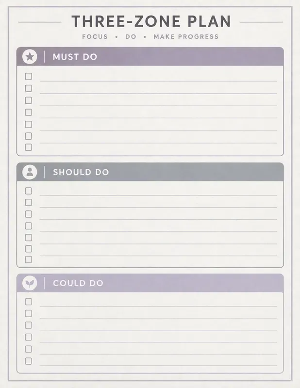 ADHD Adult Planner Templates