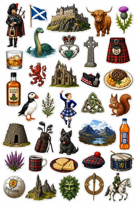 World Folklore Sticker Pack Generator
