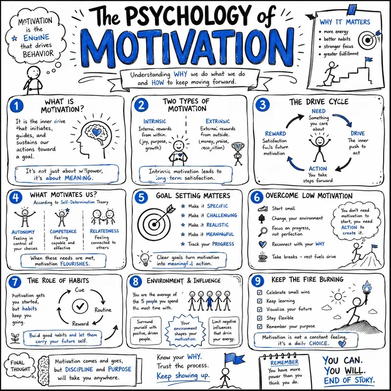 Handdrawn Sketchnote Learning Posters