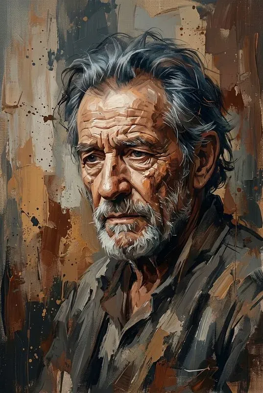 Abstract Painted Portrait Posters