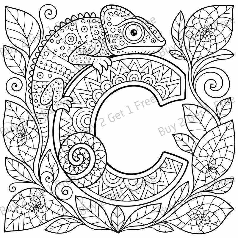 Alphabet Learning Coloring Pages