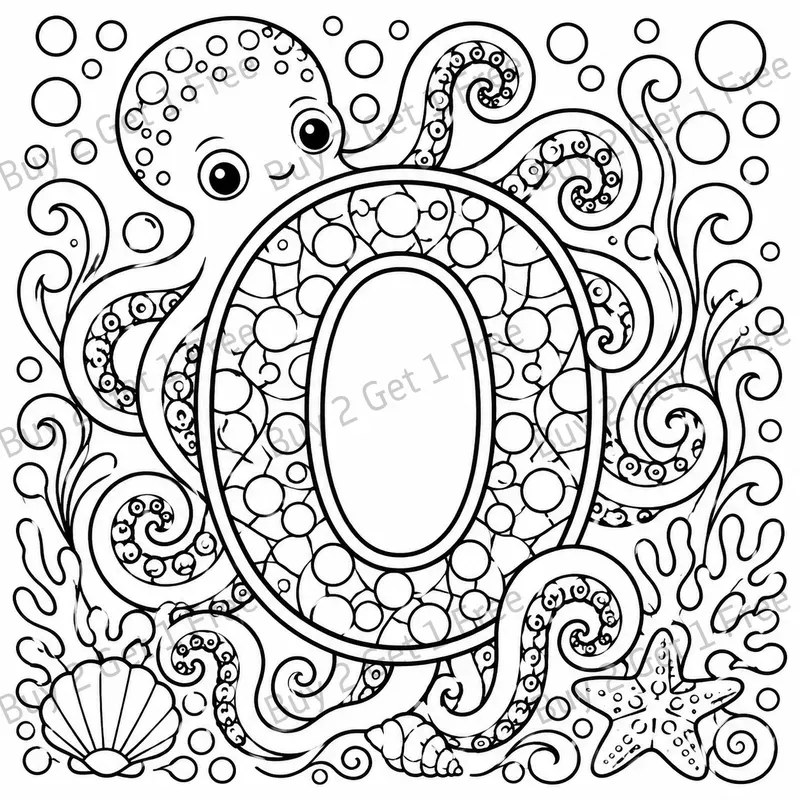 Alphabet Learning Coloring Pages