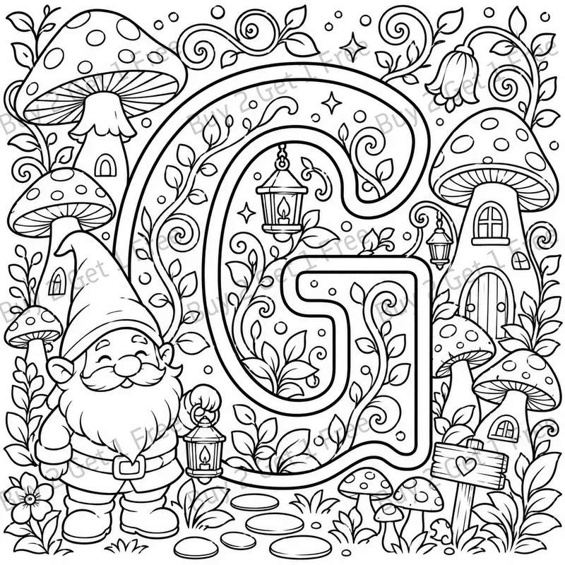 Alphabet Learning Coloring Pages